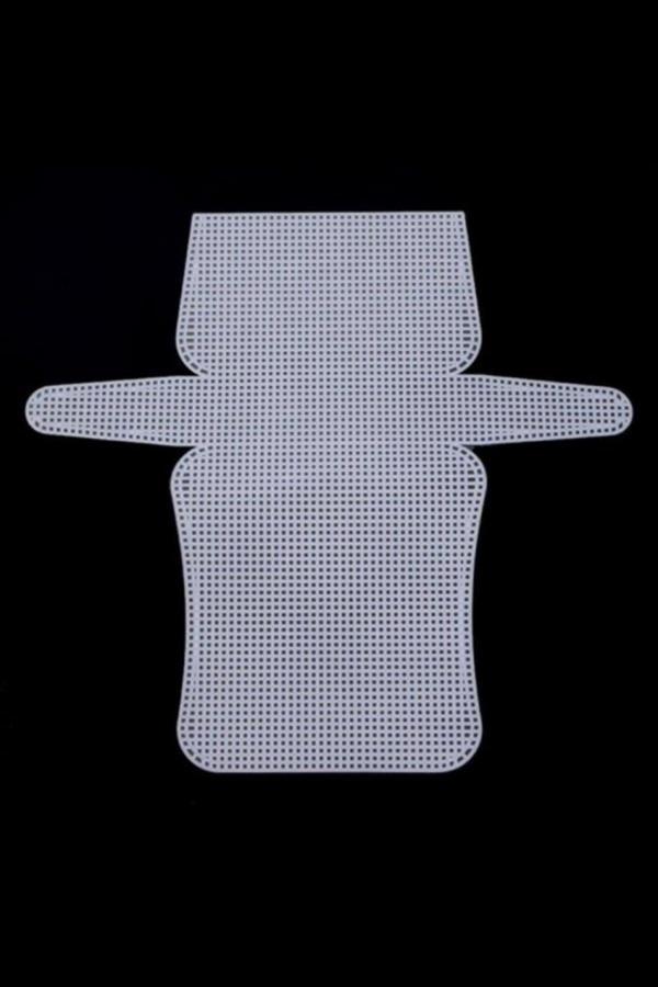 Çanta Kanvası 40 cm Beyaz - Image 1