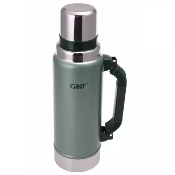 Gint 1.25 Litre Paslanmaz Çelik Termos 24 Saat Sıcak 12 Saat Soğuk Yeşil (5250) - Image 1