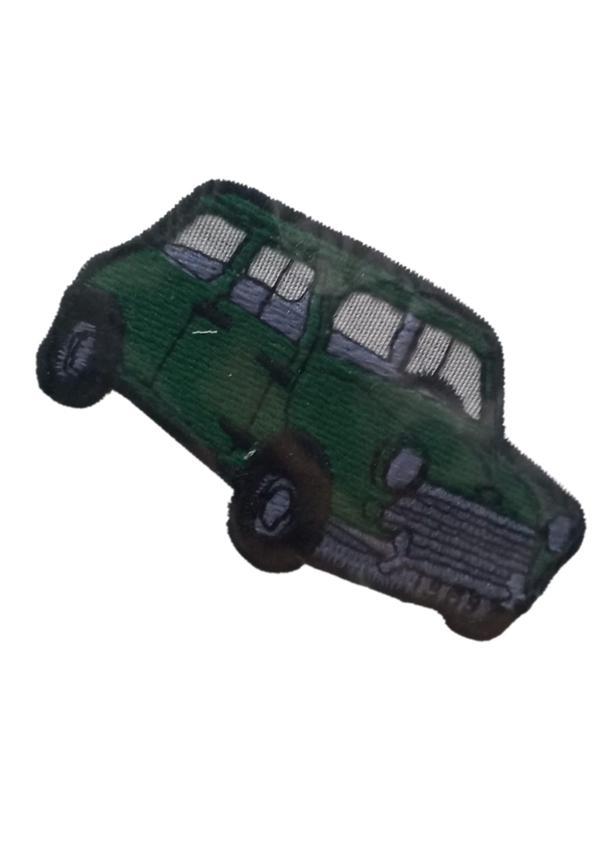 Aplike Ütü İle Yapışan Araba Yeşil 1969 Arma 3x4 cm - Image 1