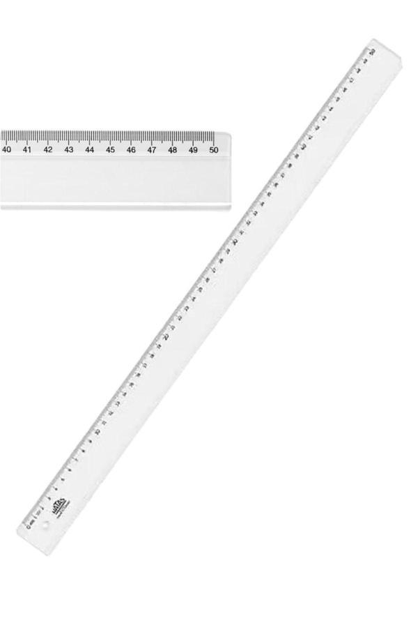 Plastik Cetvel 50 cm - Image 1