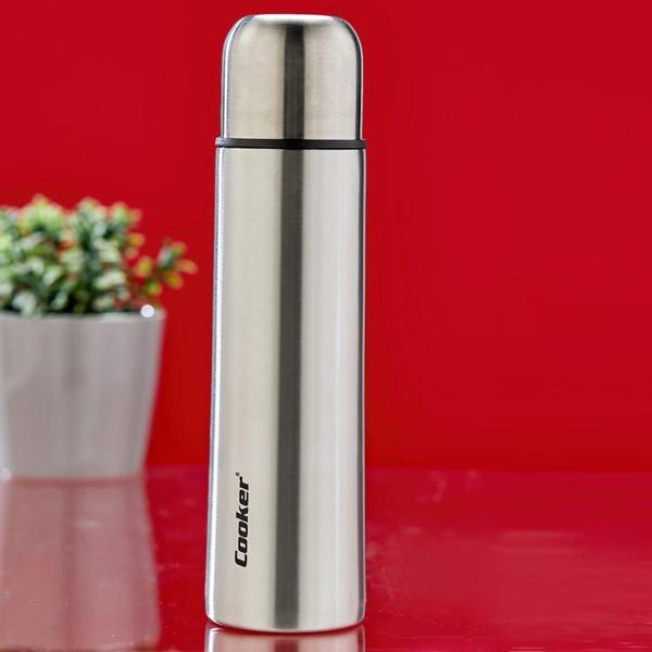 0.5LT KROM TERMOS PASLANMAZ ÇELİK - SIZDIRMAZ KAPAK = BARDAK (5250) - Image 1