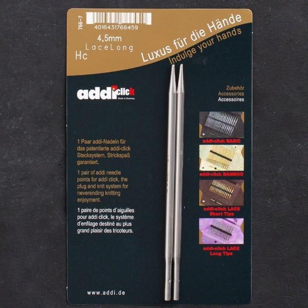 Addi Click Lace 4,5mm Değiştirilebilir Uzun Uçlu D - Image 1