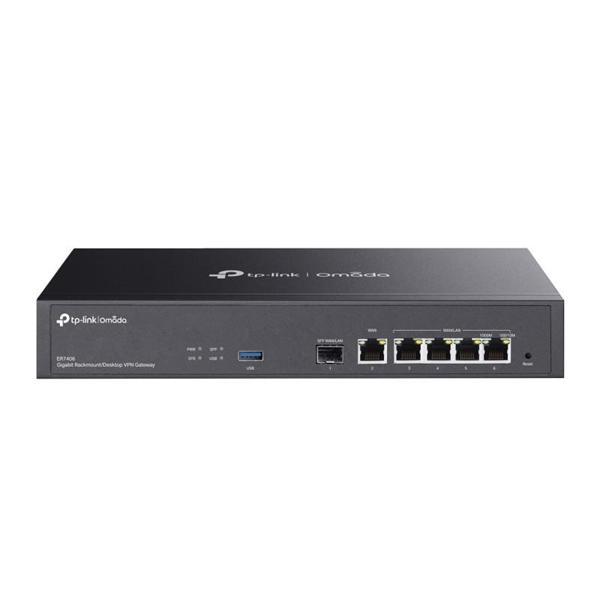 TP-LINK OMADA ER7406 GIGABIT 1XSFP WAN/LAN, 1XRJ45 WAN, 4X WAN/LAN RACKMOUNT VPN ROUTER - Image 1