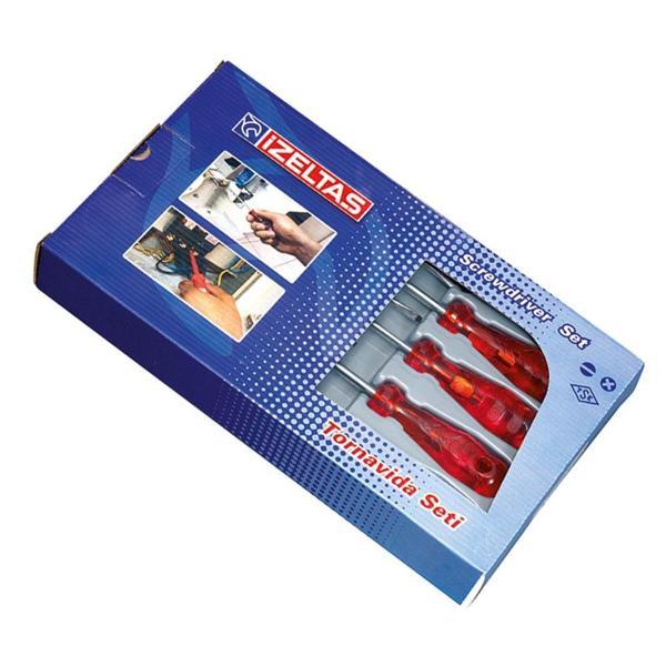 İzeltaş 4100 Kraft Tornavida Seti 7 Parça - Image 1