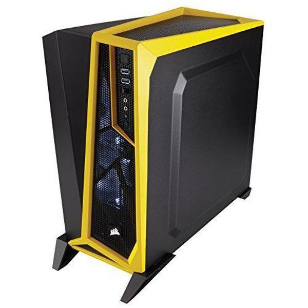 CORSAIR Spec-Alpha CC-9011094-WW (Powersız) Çelik Siyah/Sarı Pencereli Gaming Kasa - Image 1