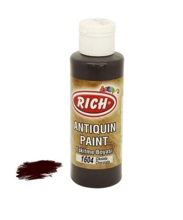 Rich 1604 Çikolata 120 ml Eskitme Ahşap Boyası - Image 1