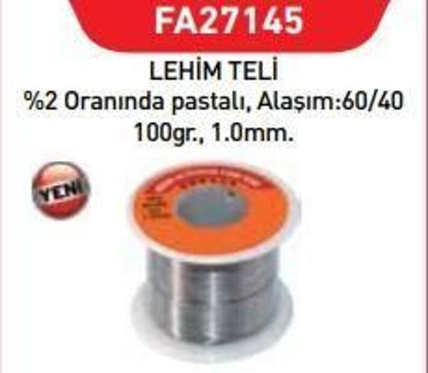 Fastbond 27145 Lehim Teli 1 mm 100 gr - Image 1