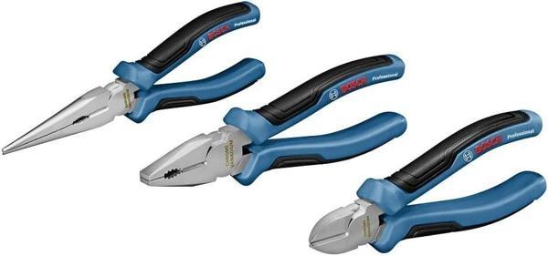 Bosch 3 Parça Alet Seti Pense Yan Keski Kargaburun - Image 1