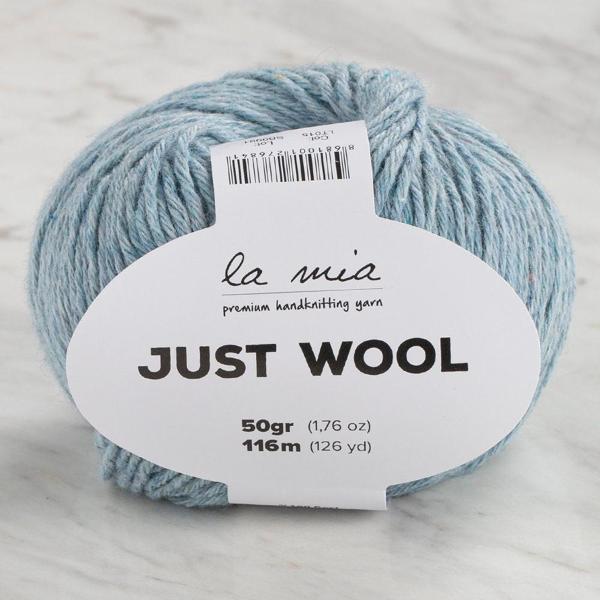 La Mia Just Wool Buz Mavisi El Örgü İpi - LT015 - 34009 - Image 1