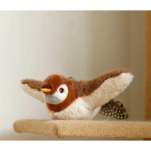 Şarjlı Peluş Uçan Kuş Oyuncak - Image 1