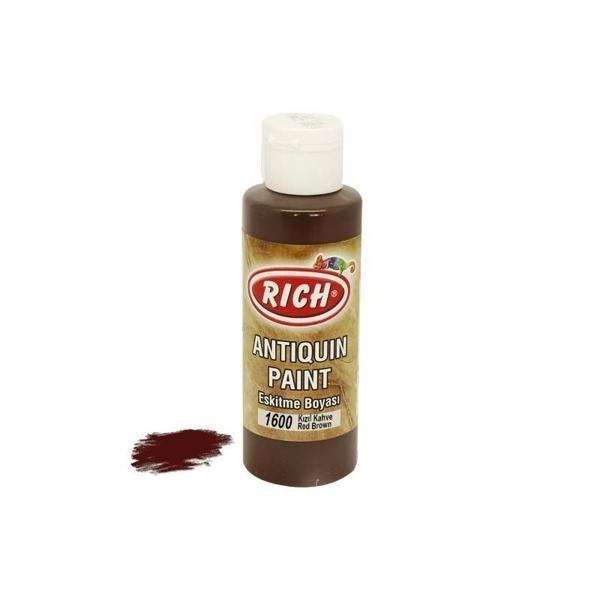 Rich 1600 Kızıl Kahve 120 ml Eskitme Ahşap Boyası - Image 1