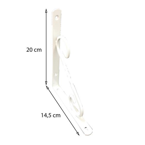 Ferforje Raf Altı No:2 Beyaz - Image 1