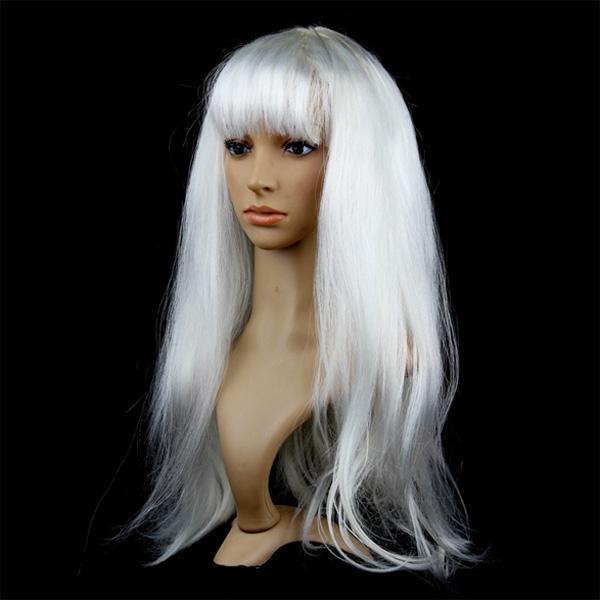 Beyaz Renk Peruk Saç - Image 1