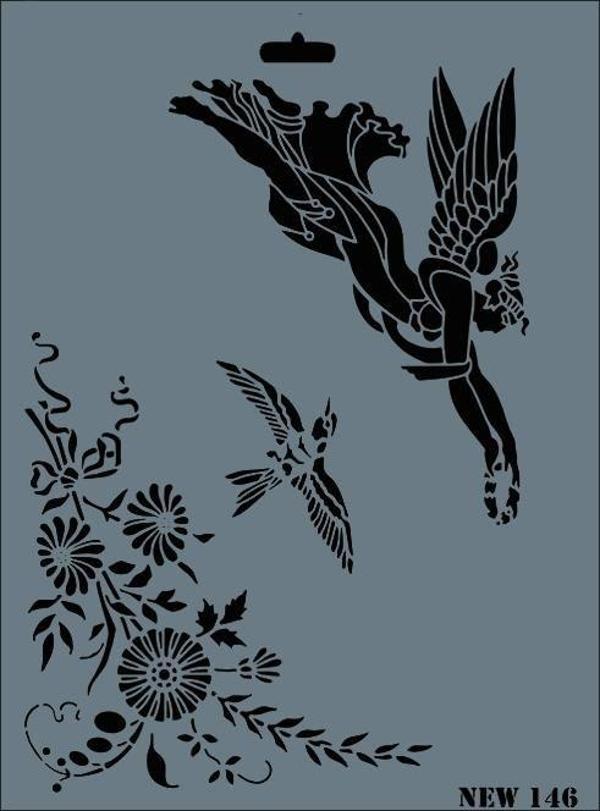 Rich New Seri N-146 Stencil 35x25 cm - Image 1