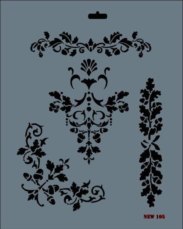 Rich New Seri N-105 Stencil 35x25 cm - Image 1
