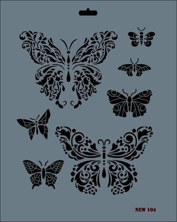 Rich New Seri N-104 Stencil 35x25 cm - Image 1