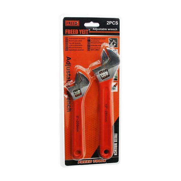 2PCS SET   8 İNÇ-200MM - 10 İNÇ-250MM  KURBAĞACIK ANAHTAR SETİ (5250) - Image 1