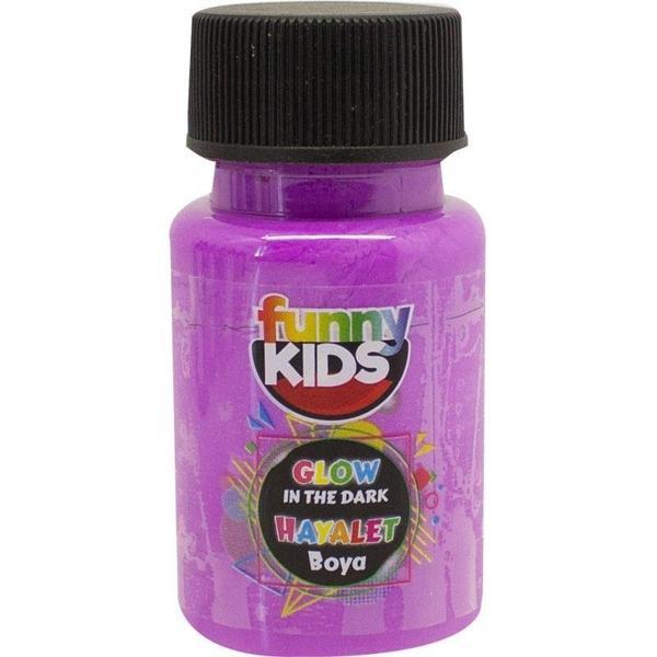Rich 4486 Mor Funny Kids Glow In The Dark Hayalet Boya 50 cc - Image 1