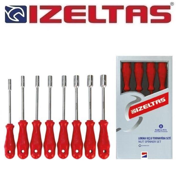 İzeltaş Lokma Uçlu Tornavida Takımı 8 Parça - Image 1