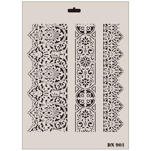 Rich Dantel Seri DN-901 Stencil 35x25 cm - Image 1
