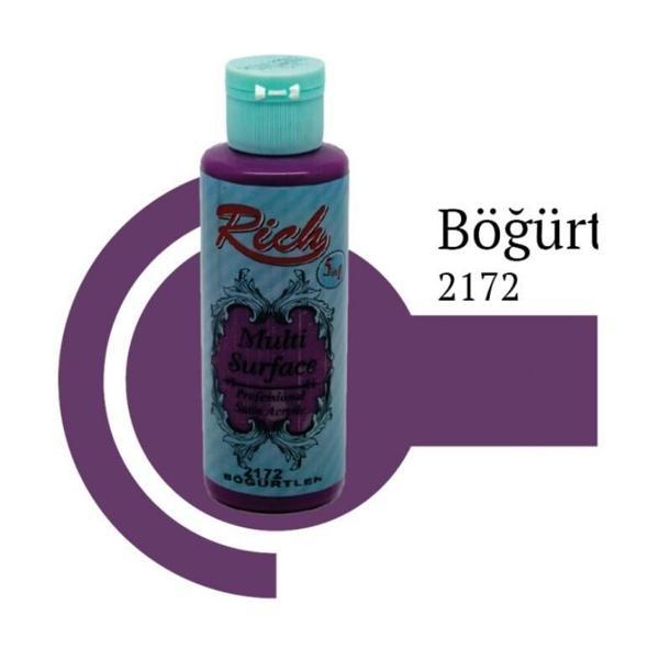 Rich Multi Surface 2172 Böğürtlen Akrilik Boya 120 cc - Image 1
