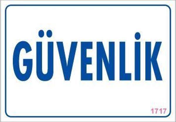 Güvenlik Uyarı Levhası 17,5x25 KOD:1717 - Image 1