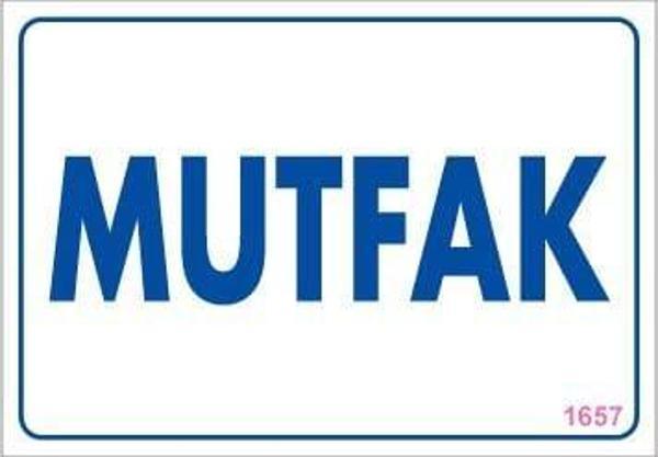 Mutfak Uyarı Levhası 17,5x25 KOD:1657 - Image 1