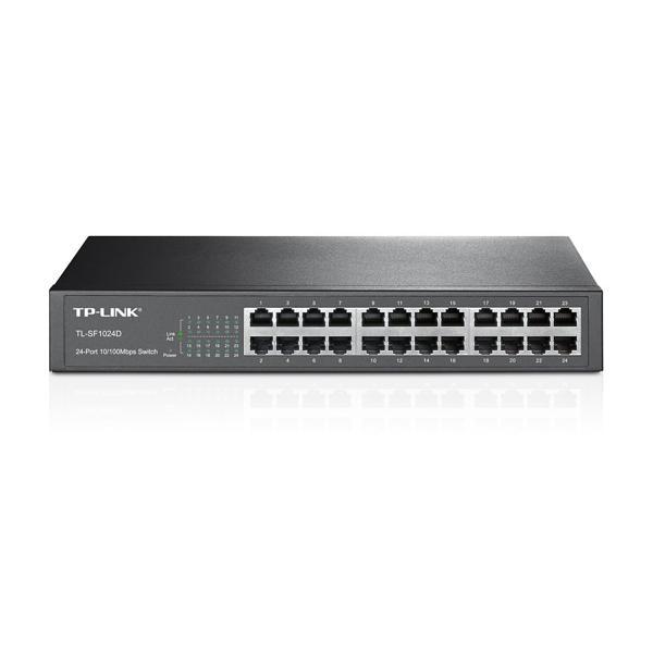 TP-LINK TL-SF1024D 24 PORT 10/100 METAL KASA RACKMOUNT SWITCH - Image 1