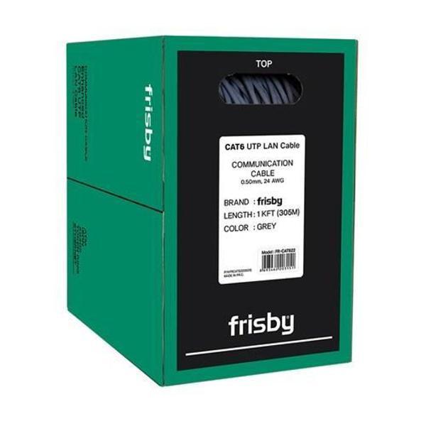 FRISBY FNW-CAT622 305MT 0.50MM 24AWG CAT6 UTP KABLO GRİ - Image 1