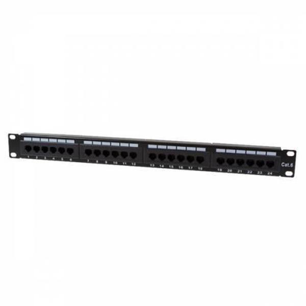 URANIUM P24UTP PP-UC6-2524 CAT6 24 PORT DOLU PATCH PANEL - Image 1