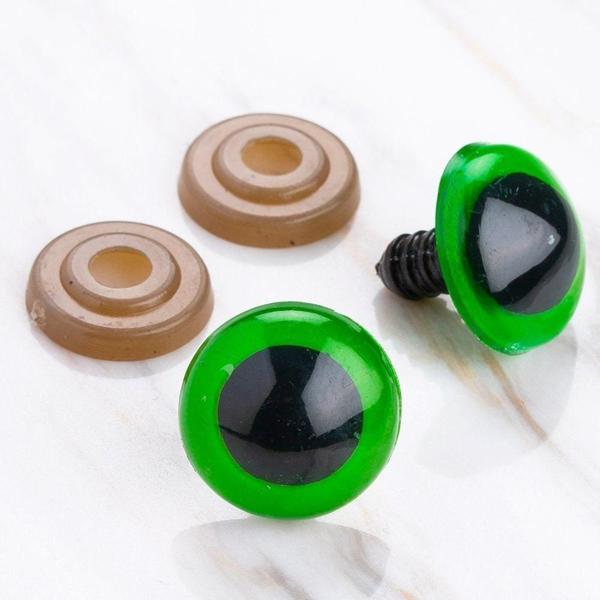 Loren 20 mm Yeşil 5 Çift Amigurumi Göz - Image 1