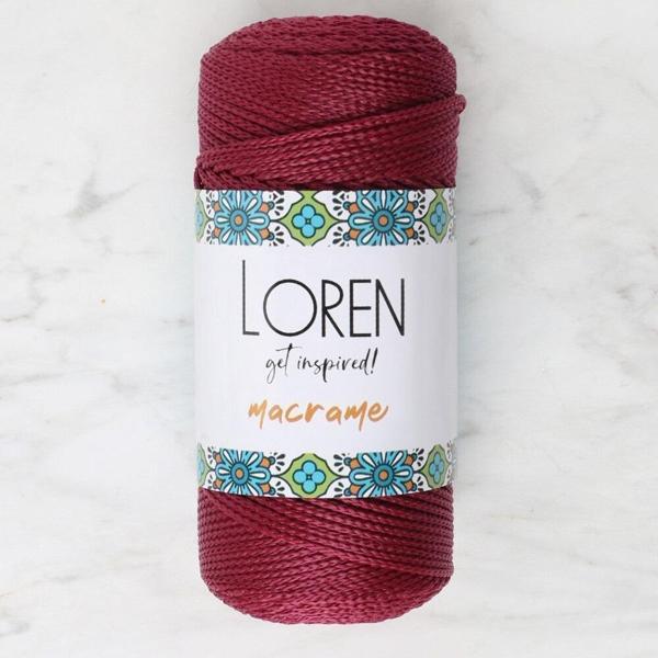 Loren Macrame Bordo El Örgü İpi - RM 0113 - 34344 - Image 1