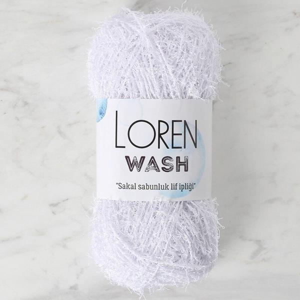 Loren Wash Optik Beyaz El Örgü İpi - R001 - 34262 - Image 1