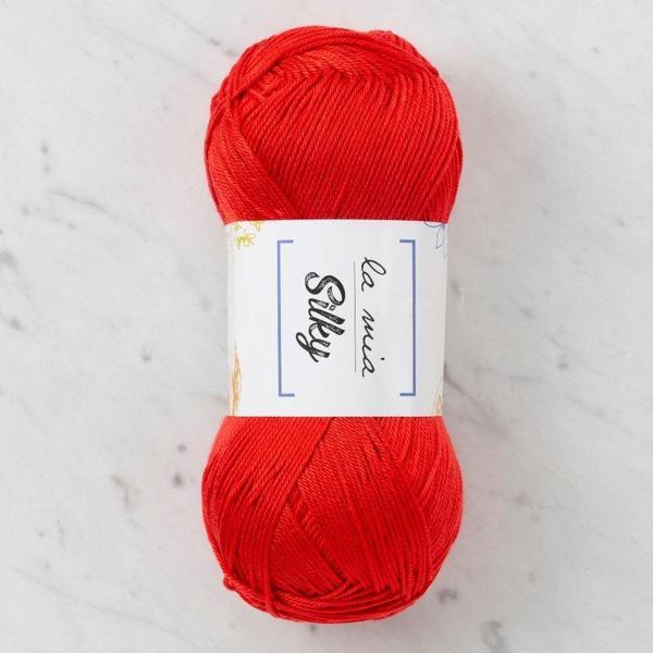 La Mia Silky Kırmızı El Örgü İpi - L004 - 33676 - Image 1