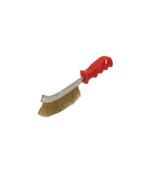 Eğri Saplı Tel Fırça Tek Sıra ( Plastik Saplı) - Image 1