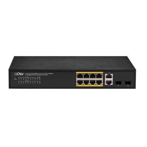 CNET 8 Port CGS-8002GSP 10/100/1000 2x Combo + 2x Sfp PoE Switch (120W) - Image 1