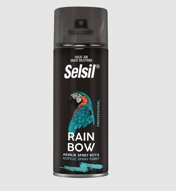 Selsil Rainbow Akrilik Sprey Boya 7040 Pencere Gri - Image 1