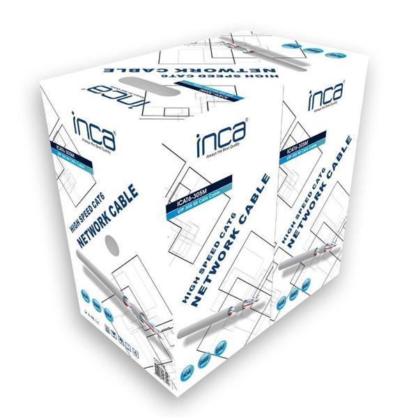 INCA ICAT6-305M 305MT 0.57MM 23AWG CAT6 KABLO GRİ - Image 1