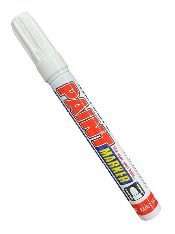 Ennalbur Mercure Paint Marker Beyaz Bilyalı Kalem - Image 1
