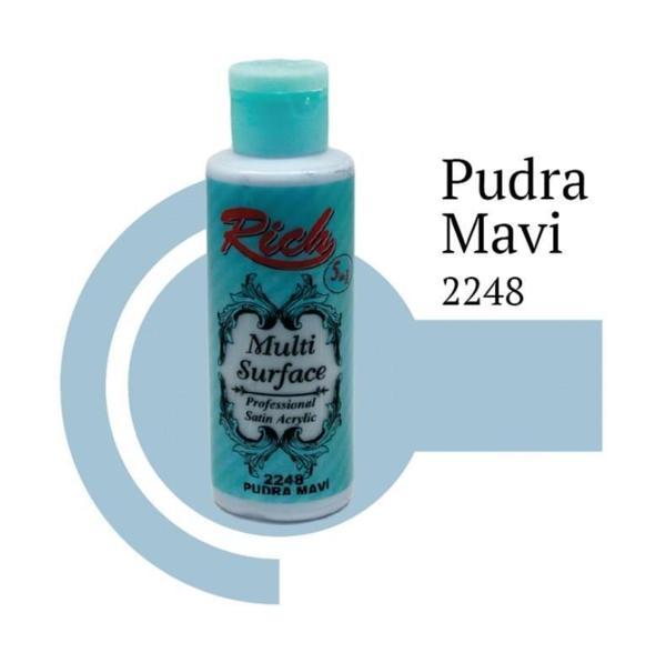 Rich Multi Surface 2248 Pudra Mavi Akrilik Boya 120 cc - Image 1