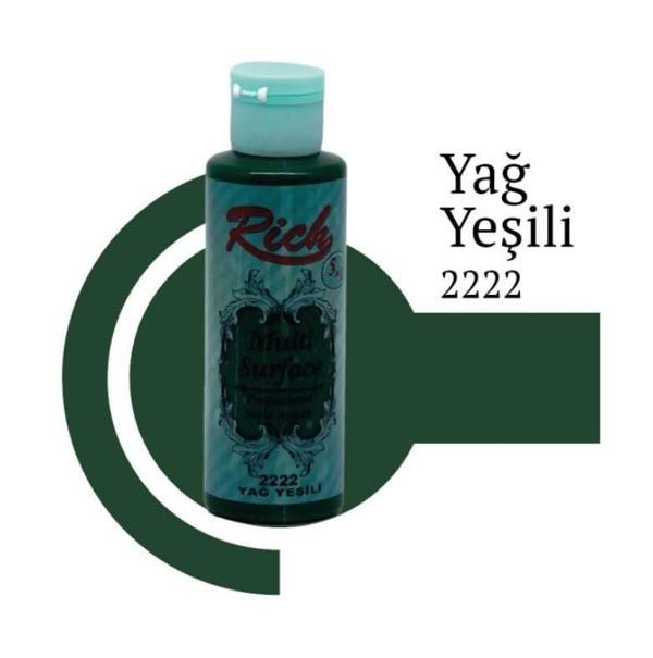 Rich Multi Surface 2222 Yağ Yeşili Akrilik Boya 120 cc - Image 1