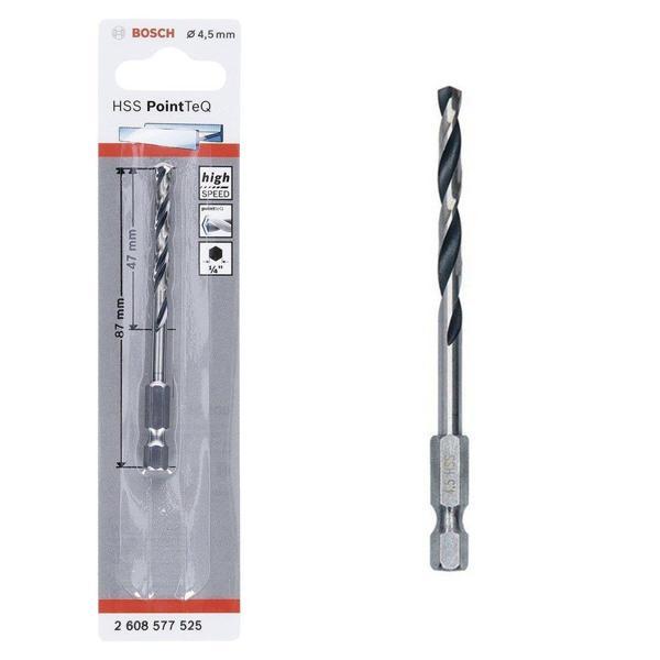 Bosch Point TeQ Altıgen Şaftlı Hss Matkap Ucu 4,5 mm - Image 1
