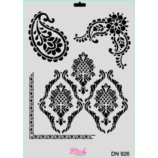 Rich Dantel Seri DN-926 Stencil 35x25 cm - Image 1