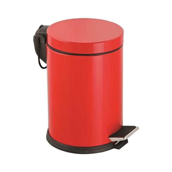 Onno Kırmızı Pedallı Çöp Kovası 5 Litre - Image 1