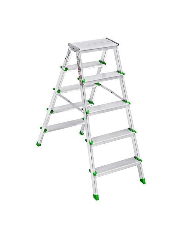 SM Saraylı 5+5 Çift Taraflı Alüminyum Merdiven - Image 1