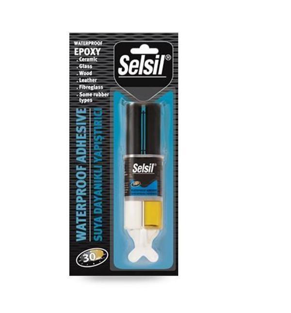Selsil Suya Dayanıklı Epoksi Şeffaf Yapıştırıcı 28 gr - Image 1