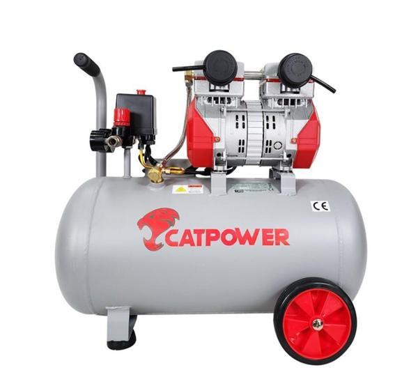 Cat Power 1154 50 Litre Yağsız Sessiz Hava Kompresörü 2 Hp - Image 1