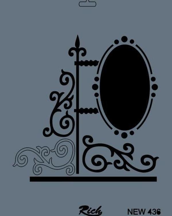 Rich New Seri N-436 Stencil 35x25 cm - Image 1