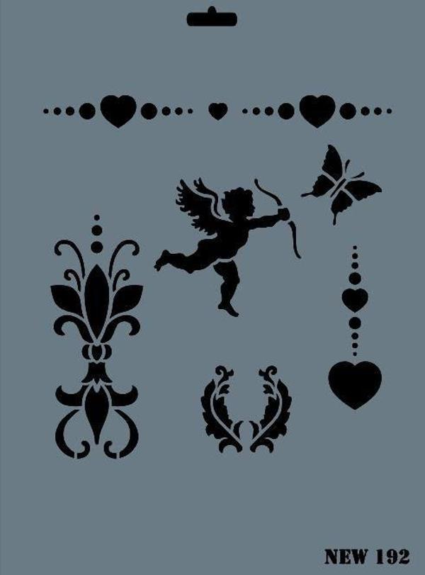 Rich New Seri N-192 Stencil 35x25 cm - Image 1