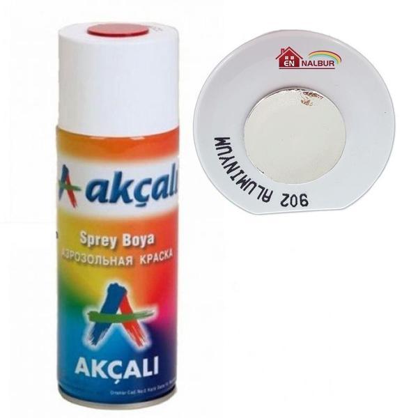 Akçalı Sprey Boya 400 ml 902 Alüminyum - Image 1